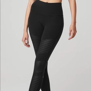 alo high waist moto leggings